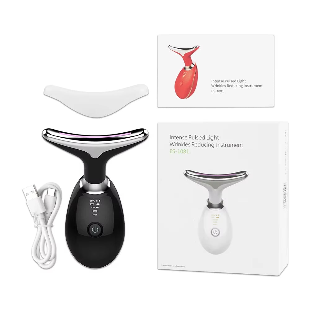 VibeCheck™ 5-in-1 Face Lifting Gerät – EMS & Lichttherapie für straffe Haut